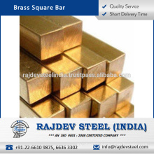 Top Grade Material Made Light Weight Brass Square Bar Available for Bulk Purchase